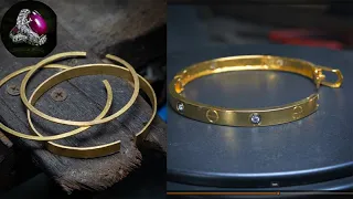 กําไลทอง คาเทียร์ Cartier bracelets how to make gold jewelry