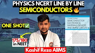 Semiconductors NCERT Decoded. NCERT Line by Line series #aiims #neet #neet2024