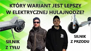 Przed zakupem e-hulajnogi: silnik z przodu czy z tyłu? Który będzie lepszy?