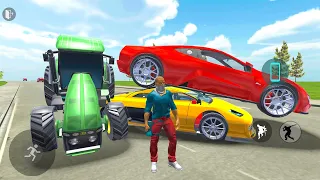 Lamborghini Car Tractor Rickshaw and Motorbikes Mumbai Boy Simulator - Android Gameplay.