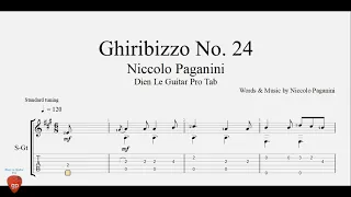 Niccolo Paganini - Ghiribizzo No. 24 - Guitar Tabs