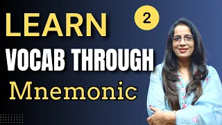 Learn Vocab through Mnemonic - 2 || Synonyms & Antonyms || Vocabulary  || English With Rani Ma'am