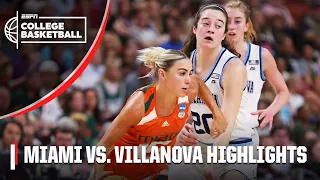 Miami ADVANCES to Elite 8 after UPSET over Villanova | 2023 NCAA Women’s Basketball Tournament