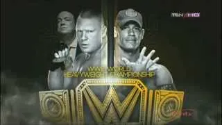 WWE Night of Champions 2014 Match Card V1 - Brock Lesnar vs John Cena