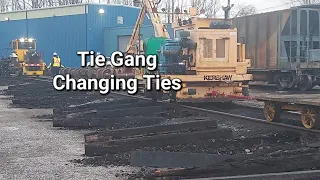 Tie Gang is in and we have 2500 Ties to Change Out