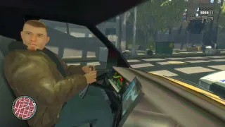 GTA 4 | First Person Shootout + 6 Star Escape