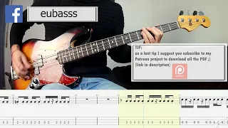 Depeche Mode - Enjoy The Silence BASS COVER + PLAY ALONG TAB + SCORE