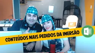 LIVE #176 - Ressaca da Imersão - Conteúdos mais Pedidos