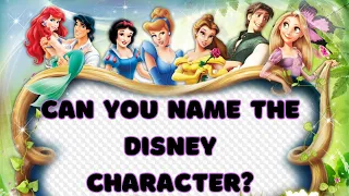 Quiz Time:  Can you name the Disney Character?