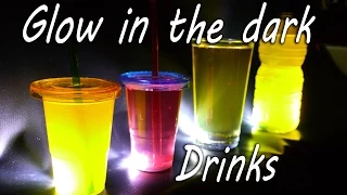 Glow in the dark drinks