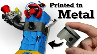 Metal 3D Printed Gas Engine