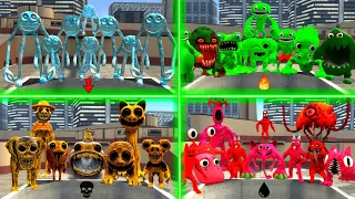 GREEN/RED GARTEN OF BANBANS vs GOLDEN ZOONOMALY vs FROZEN Roblox Innyume Smiley's In Garry's Mod!