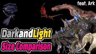 Dark and Light Fantasy Monsters SizeComparison (다크앤라이트 몬스터 크기비교)
