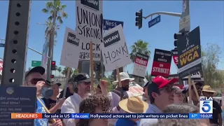 Hollywood actors to join writers in strike against studios, streamers