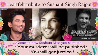 Sushant |Tribute to Sushant Singh Rajput | RIP | Justice| SSR | Miss You | Sushant Case | Update