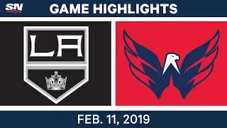 NHL Highlights | Kings vs. Capitals - Feb 11, 2019