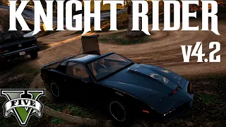 GTA 5 Knight Rider Mod v4.2 - KITT T-Top roof Animation