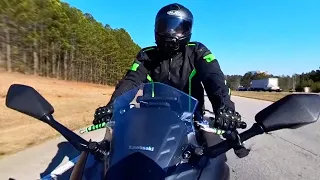 New Rider: Ride #3 out in traffic 2024 Ninja 650