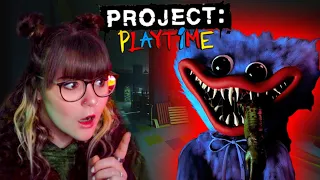 NEW POPPY PLAYTIME GAME IS COMING?! | Project: Playtime Trailer REACTION
