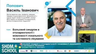 Больовий синдром в отоларингології та можливості локального і системного лікування