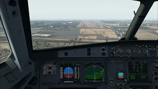 Delta Airbus A321 Landing at Los Angeles International Airport | X-Plane 11