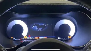 FN (2018+) Mustang Digital Gauge Cluster Run Through