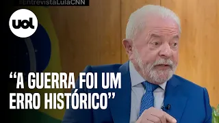 Lula na CNN: Eu não quero entrar na guerra da Ucrânia, quero acabar com ela, diz petista