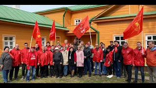 ДЕНЬ РОЖДЕНИЯ ЛЕНИНА. ВОЗЛОЖЕНИЕ ЦВЕТОВ И СУББОТНИК.