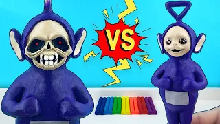 Scary TELEBUBBIES ► Tinky Winky is the hero of the game SlendyTubbies. EXE from plasticine