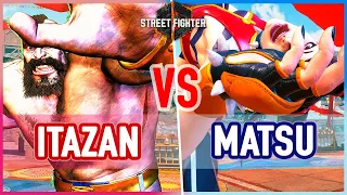 SF6 🔥 Itazan (Zangief) vs Matsu (Juri) 🔥 Street Fighter 6