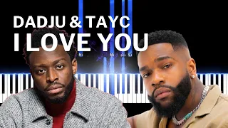 Dadju & Tayc, I love you - Tutoriel piano facile pour débutants