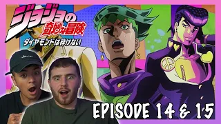 WILDEST MANGA ARTIST ROHAN! || JJBA Diamond Is Unbreakable Episode 14+15 REACTION!