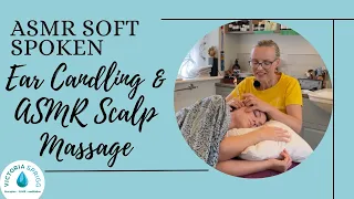 ASMR Hopi Ear Candling and SUBLIME ASMR SCALP MASSAGE with Jodi