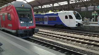 Züge im Aachener Hauptbahnhof (06.08.2020) - Videos