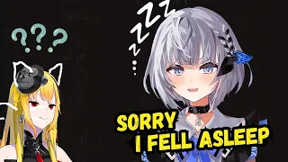 Kaela opened Zeta's stream, because Zeta fell asleep [Zeta clips english subtitles]