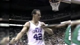 Larry Krystkowiak and Sherman Douglas Fight