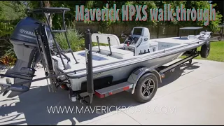 Maverick Boats HPXS Walk-through