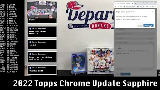 2022 Topps Chrome Update Sapphire/Bowman Chrome Mega -- Random Teams