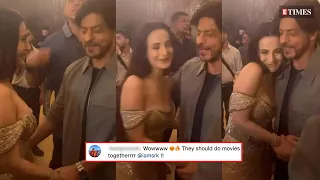 Ameesha Patel & Shah Rukh Khan's Video From GADAR 2 Success Party Goes VIRAL; Netizens React
