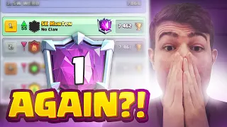 I AM #1 IN THE WORLD AGAIN! 7,400 TROPHIES GAMEPLAY! - Clash Royale