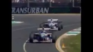 Damon Hill vs Jaques Villeneuve  Australian Grand Prix 1996
