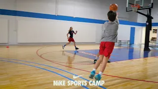 Nike Basketball Camp - Two on One with a Chaser Drill