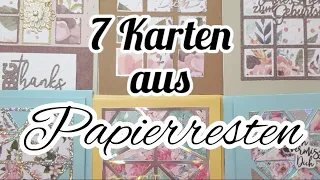 Restepapier* Actionstanzen Raster* Kartenideen