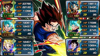 FULL VEGITO TEAM SHOWCASE (2021) Dragon Ball Z Dokkan Battle