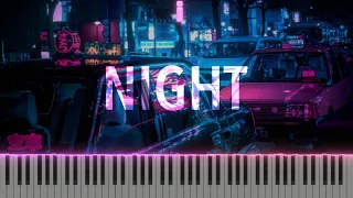 Night I comp. by Ludovico Einaudi I Piano Tutorial