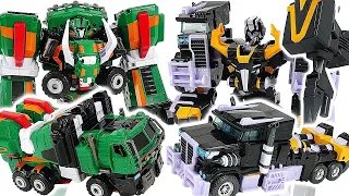 TOBOT GALAXY DETECTIVE BIG TRAIL & BEAST TRANSFORMATION INTO A ROBOT THEN COMBINED MODE