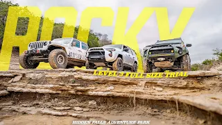 Diesel Jeep & 4Runners Take on the Rocky Trail | Hidden Falls Adventure Park Off-Road Texas//