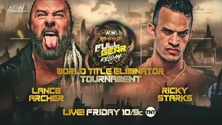 AEW Rampage Full Gear Friday November 18, 2022 Official Match Card