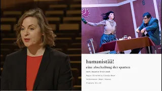 Theatertreffen 2022 | Petra Paterno über „humanistää! eine abschaffung der sparten“