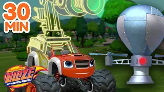 Electricity Blaze's Ultimate Rescues! 💡 30 Minute Compilation | Blaze and the Monster Machines